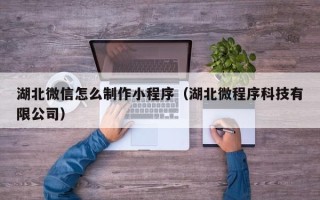 梁山湖北微信怎么制作小程序（湖北微程序科技有限公司）